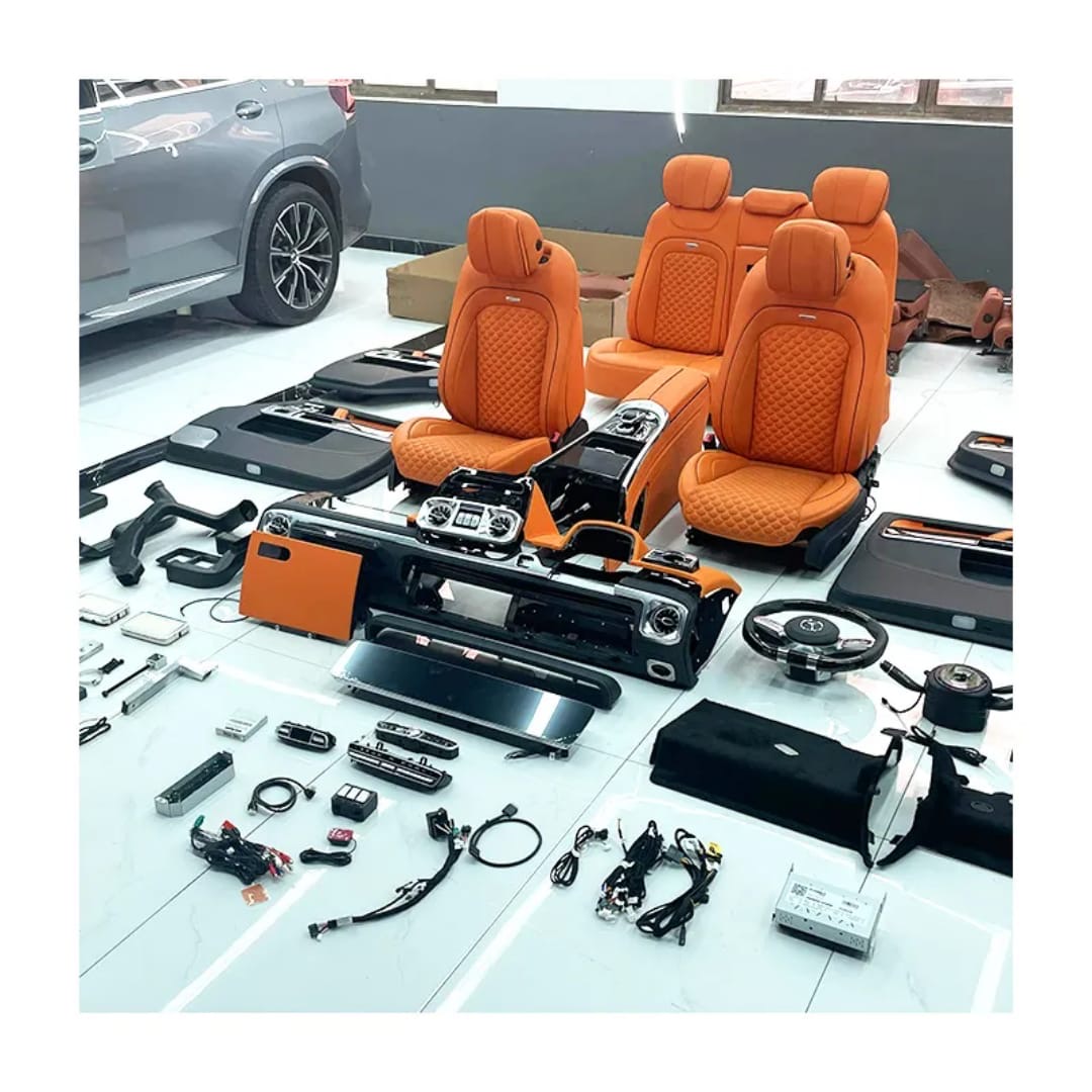 G-Class interior conversion kit with quilted leather seats